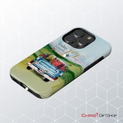 Today I Choose Joy James 12, Car With Flowers Phone Case