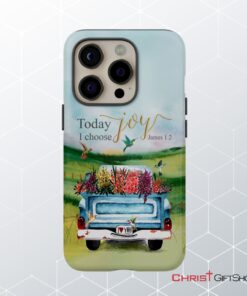 Today I Choose Joy James 12, Car With Flowers Phone Case