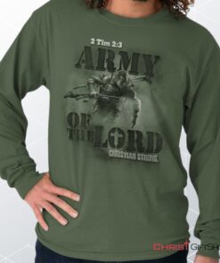 Army Christian Long Sleeve Shirt, Christian Shirt