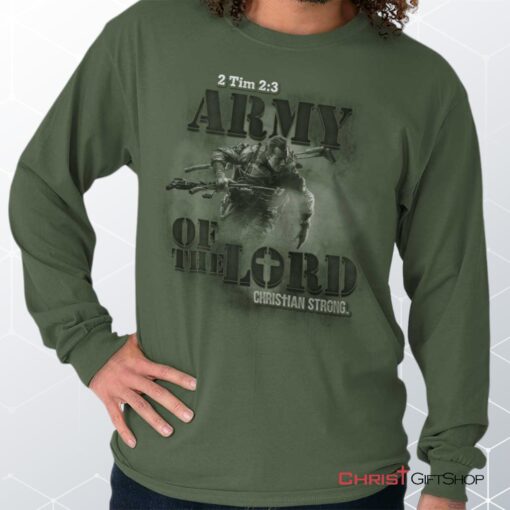 Army Christian Long Sleeve Shirt, Christian Shirt