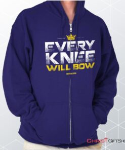 Every Knee Will Bow Crown Unisex Shirt, Christian Shirt