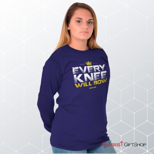 Every Knee Will Bow Crown Unisex Shirt, Hoodie, Sweatshirt, Christian Shirt