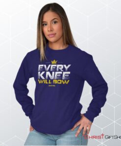 Every Knee Will Bow Crown Unisex Shirt, Hoodie, Sweatshirt, Christian Shirt