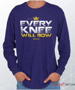 Every Knee Will Bow Crown Unisex Shirt, Hoodie, Sweatshirt, Christian Shirt