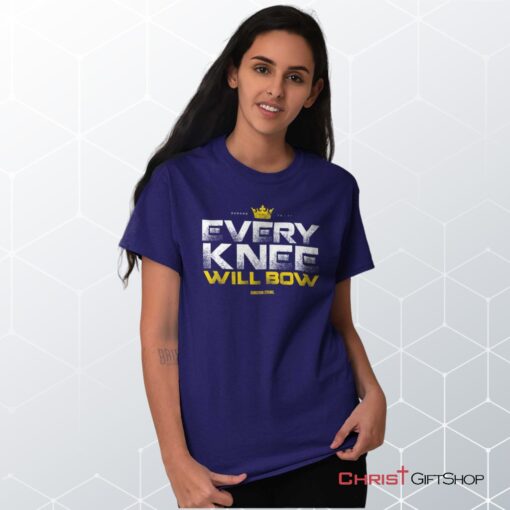 Every Knee Will Bow Crown Unisex Shirt, Hoodie, Sweatshirt, Jesus Shirt