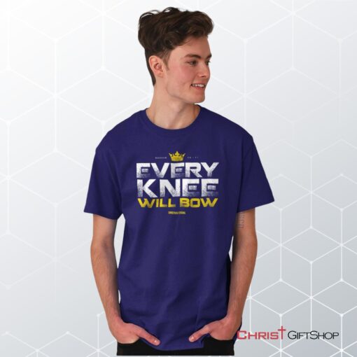 Every Knee Will Bow Crown Unisex Shirt, Hoodie, Sweatshirt, Jesus Shirt