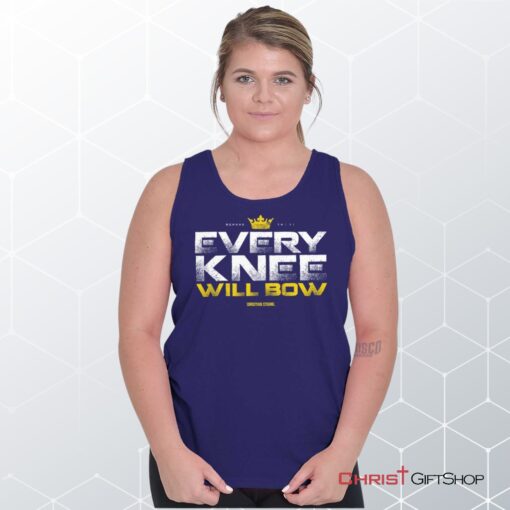 Every Knee Will Bow Crown Unisex Shirt, Tank Top, Sweatshirt, Christian Shirt