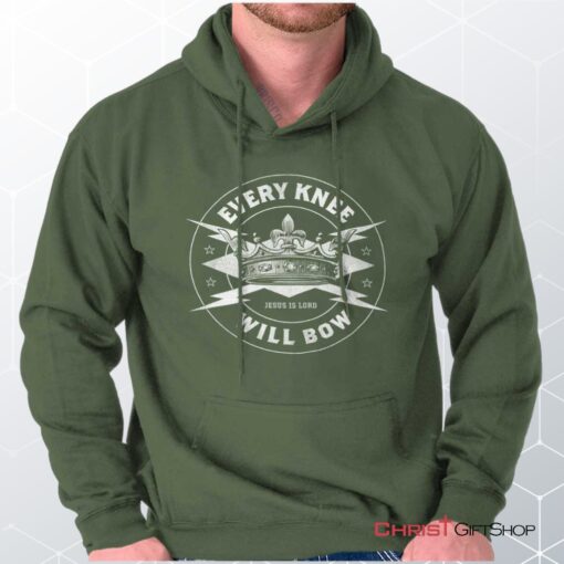 Every Knee Will Bow Hoodie, Christian Gifts