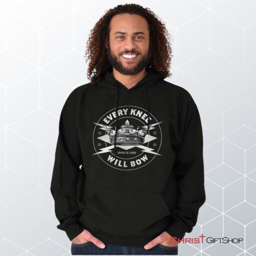 Every Knee Will Bow Hoodie, Christian Gifts