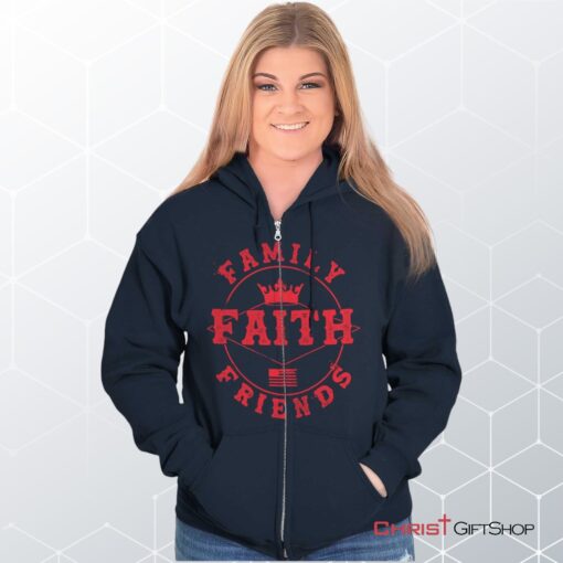 Faith Family Friends Unisex Shirt, Christian Gifts