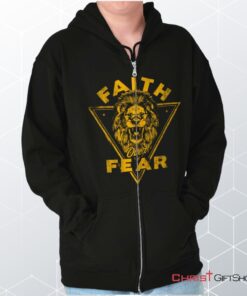 Faith Over Fear Lion Unisex Shirt, Jesus Shirt