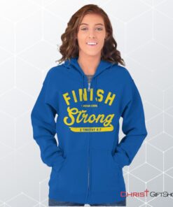 Finish Strong Scripture Unisex Shirt, Christian Shirt