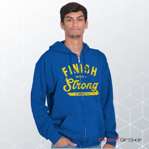 Finish Strong Scripture Unisex Shirt, Christian Shirt