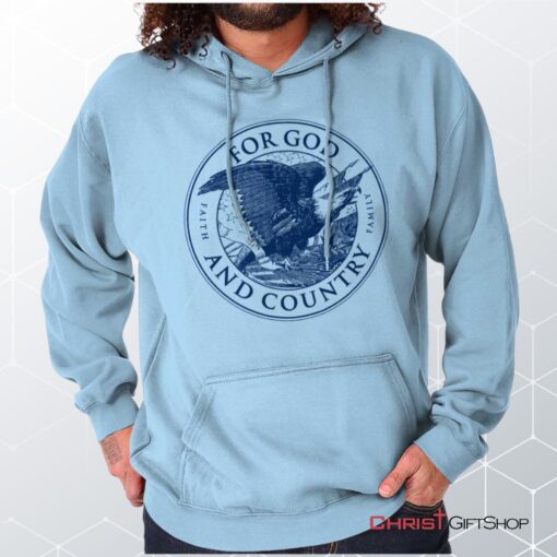 For God and Country Hoodie, Christian Shirt