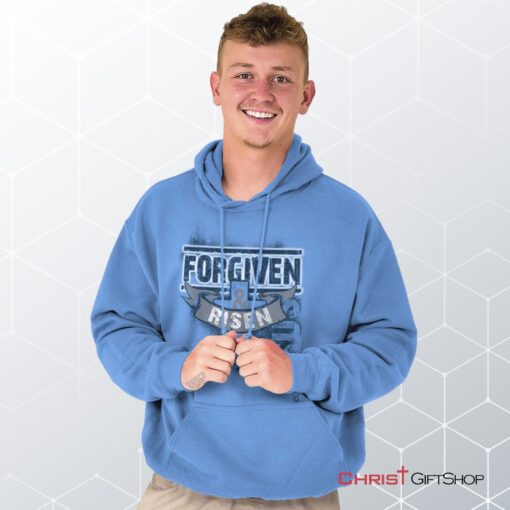 Forgiven and Risen Hoodie, Christian Faith Shirt