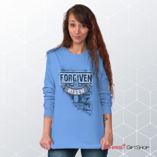 Forgiven and Risen Long Sleeve Shirt, Jesus Shirt