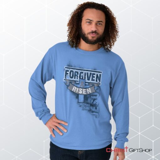 Forgiven and Risen Long Sleeve Shirt, Jesus Shirt