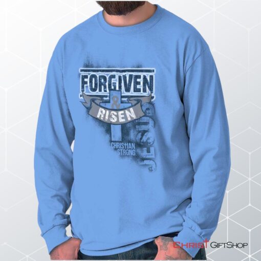 Forgiven and Risen Long Sleeve Shirt, Jesus Shirt