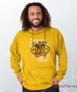 Glory God Savior Hoodie, Christian Shirt