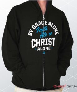 Grace Faith Christ Alone Unisex Shirt, Christian Shirt