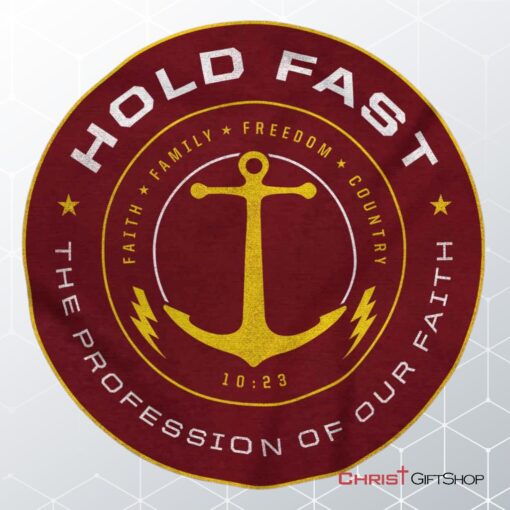 Hold Fast to Faith Hoodie, Christian Gifts