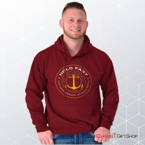 Hold Fast to Faith Hoodie, Christian Gifts