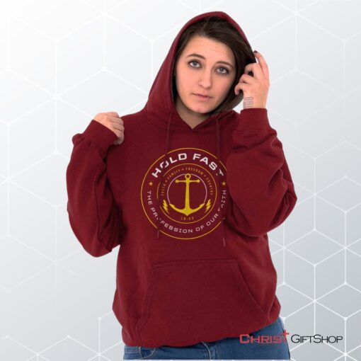 Hold Fast to Faith Hoodie, Christian Gifts