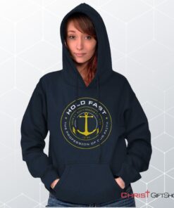 Hold Fast to Faith Hoodie, Christian Gifts