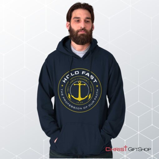 Hold Fast to Faith Hoodie, Christian Gifts