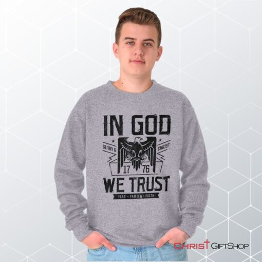 In God We Trust Unisex Shirt, Tank, Sweatshirt, Christian Shirt