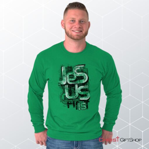 Jesus Christ Long Sleeve Shirt, Christian Gifts