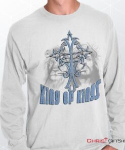 King Of Kings Cross Long Sleeve Shirt, Jesus Shirt