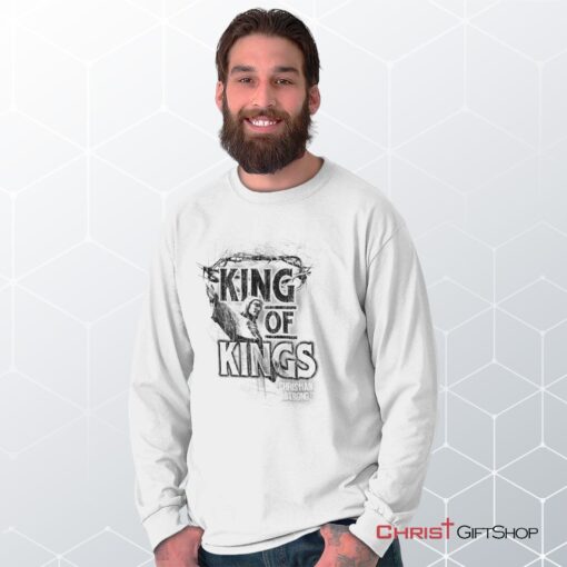 King of Kings Long Sleeve Shirt, Christian Faith Shirt