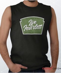 Live Fearless in God Sleeveless Unisex Shirt, Hoodie, Sweatshirt, Jesus Shirt