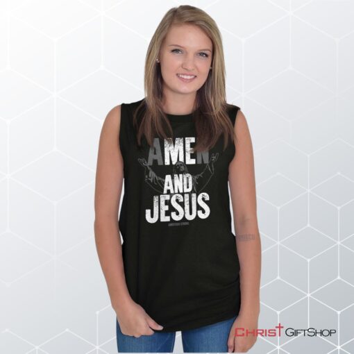 Me and Jesus Sleeveless Unisex Shirt, Hoodie, Sweatshirt, Jesus Shirt