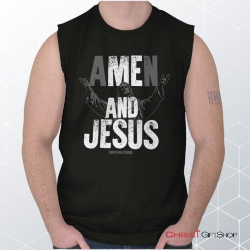 Me and Jesus Sleeveless Unisex Shirt, Hoodie, Sweatshirt, Jesus Shirt