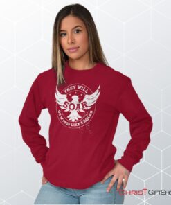 On Eagles Wings Unisex Shirt, Hoodie, Sweatshirt, Christian Shirt