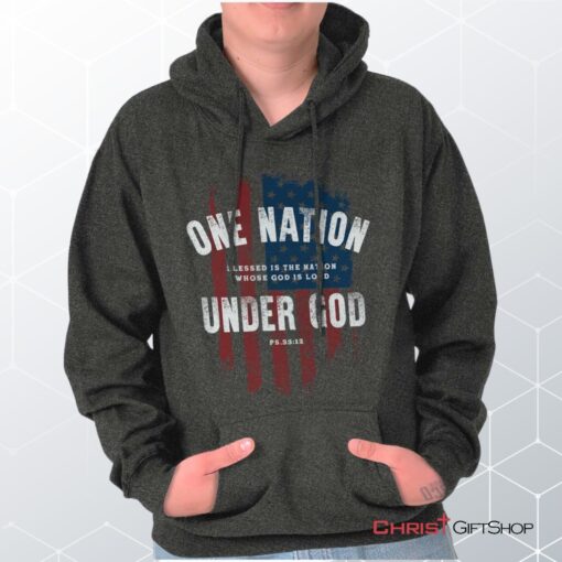 One Nation Under God Hoodie, Jesus Shirt