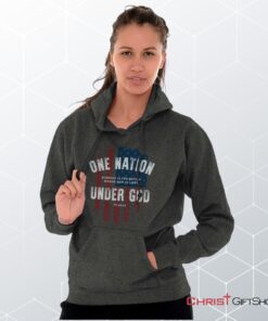 One Nation Under God Hoodie, Jesus Shirt