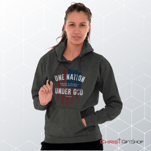 One Nation Under God Hoodie, Jesus Shirt