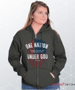 One Nation Under God Unisex Shirt, Christian Faith Shirt