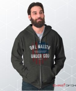 One Nation Under God Unisex Shirt, Christian Faith Shirt