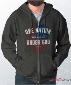 One Nation Under God Unisex Shirt, Christian Faith Shirt