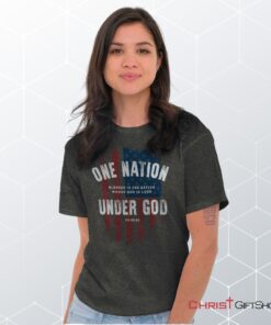 One Nation Under God Unisex Shirt, Hoodie, Sweatshirt, Christian Shirt