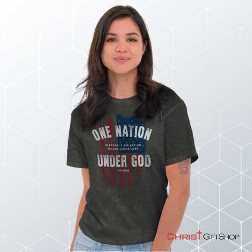 One Nation Under God Unisex Shirt, Hoodie, Sweatshirt, Christian Shirt