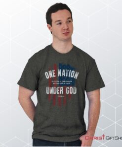 One Nation Under God Unisex Shirt, Hoodie, Sweatshirt, Christian Shirt