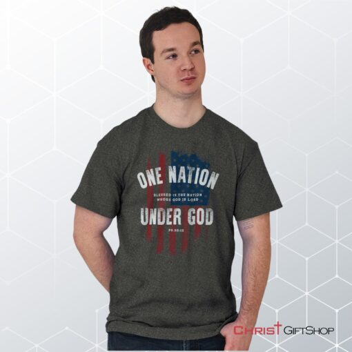 One Nation Under God Unisex Shirt, Hoodie, Sweatshirt, Christian Shirt