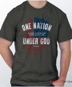 One Nation Under God Unisex Shirt, Hoodie, Sweatshirt, Christian Shirt