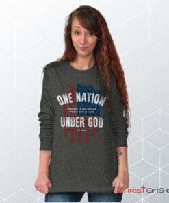 One Nation Under God Unisex Shirt, Hoodie, Sweatshirt, Jesus Shirt