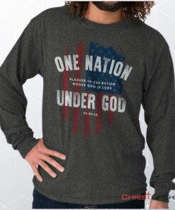 One Nation Under God Unisex Shirt, Hoodie, Sweatshirt, Jesus Shirt